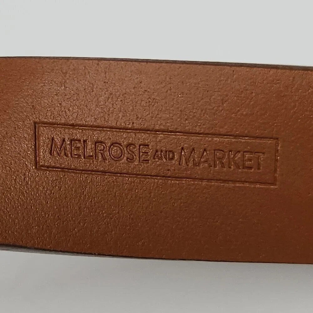 Melrose and Market Leather Belt Size Large Brown